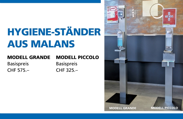 Bild zu HYGIENE-STÄNDER AUS MALANS